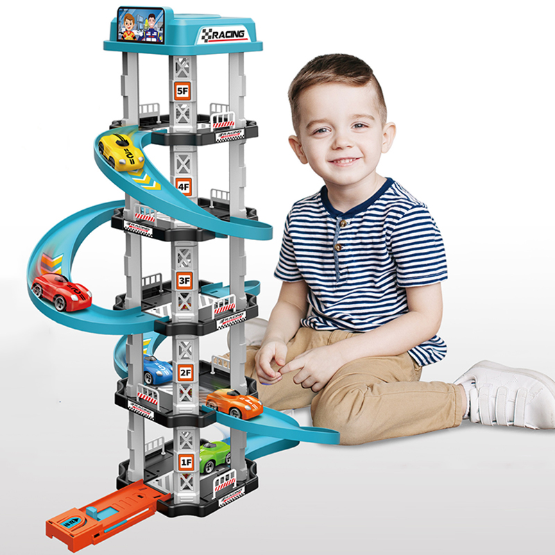 Car Racing Track Ramp Toy Chil - Catapult Launcher Toy ulasan dan harga