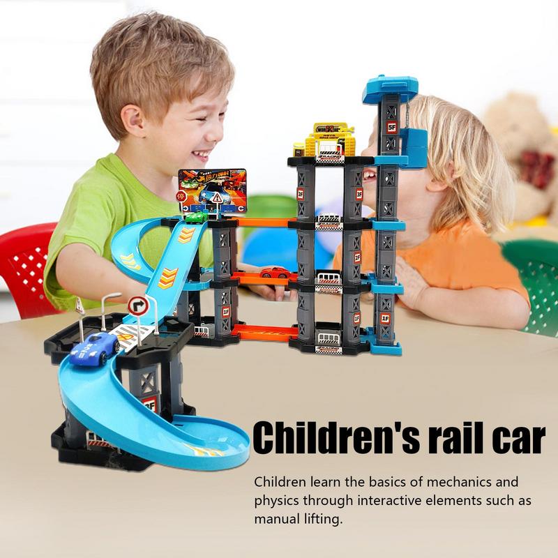 Car Racing Track Ramp Toy Chil - Catapult Launcher Toy ulasan dan harga