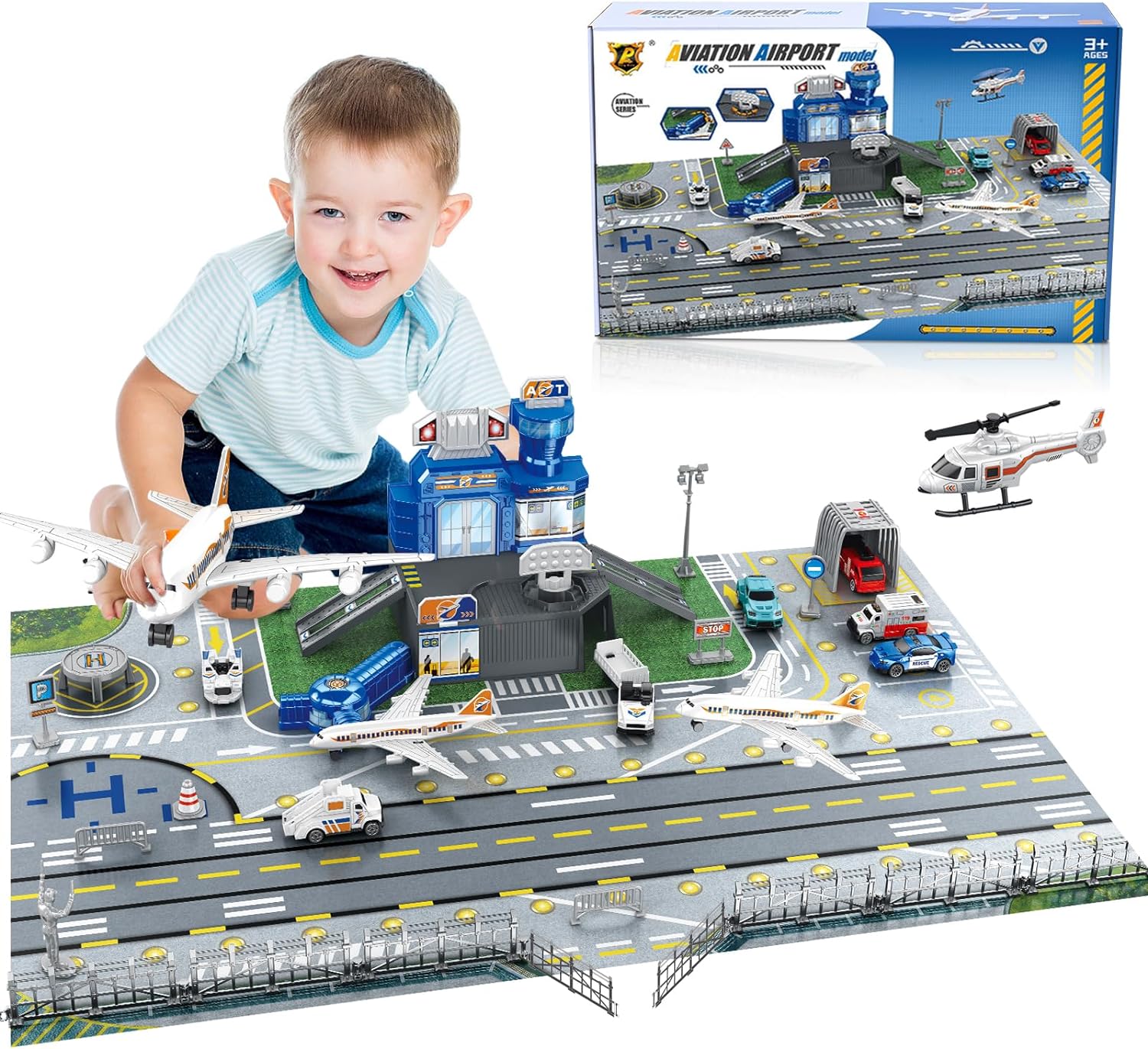 Children's Airport Scene Toy S - Kids Toys Xmas ulasan dan harga