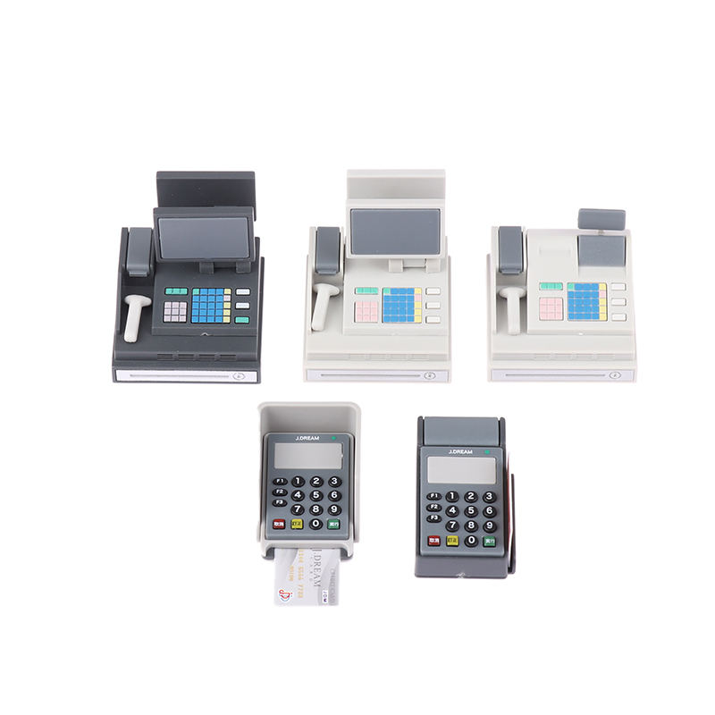 Dollhouse Mini Supermarket Cas - Toy Cash Register ulasan dan harga