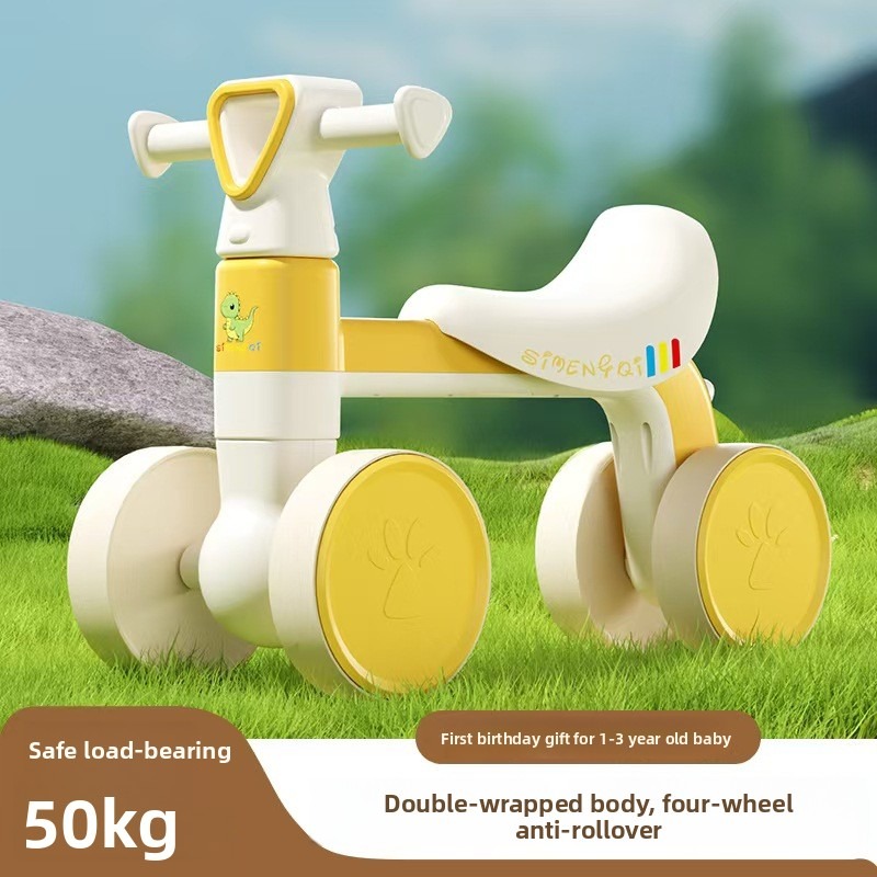 Baby Balance Bike 4 Wheel Todd - Kids Toys 3 Year Old ulasan dan harga