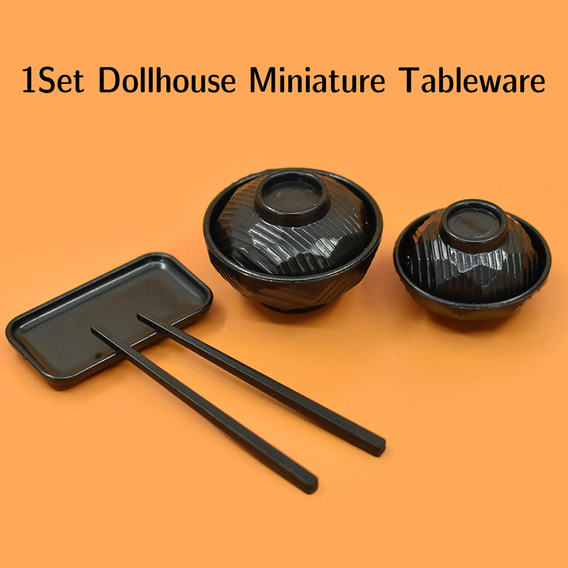 1 set 1:6 1:12 Dollhouse Minia - Kids Toys Kitchen Set ulasan dan harga