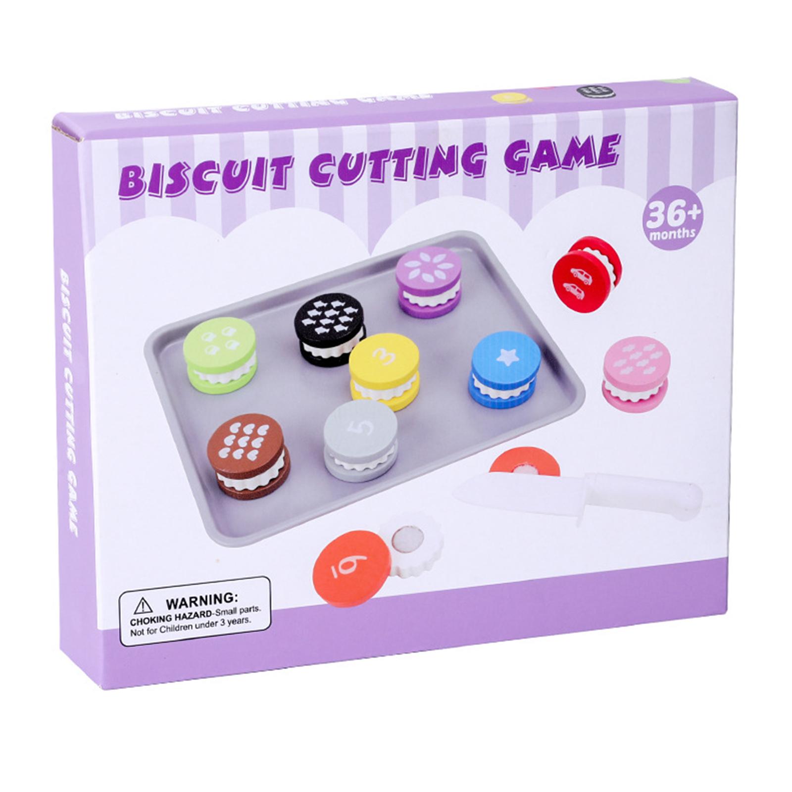 Wooden Toy Food Cookie Playset - Kids Toys Kitchen Set ulasan dan harga