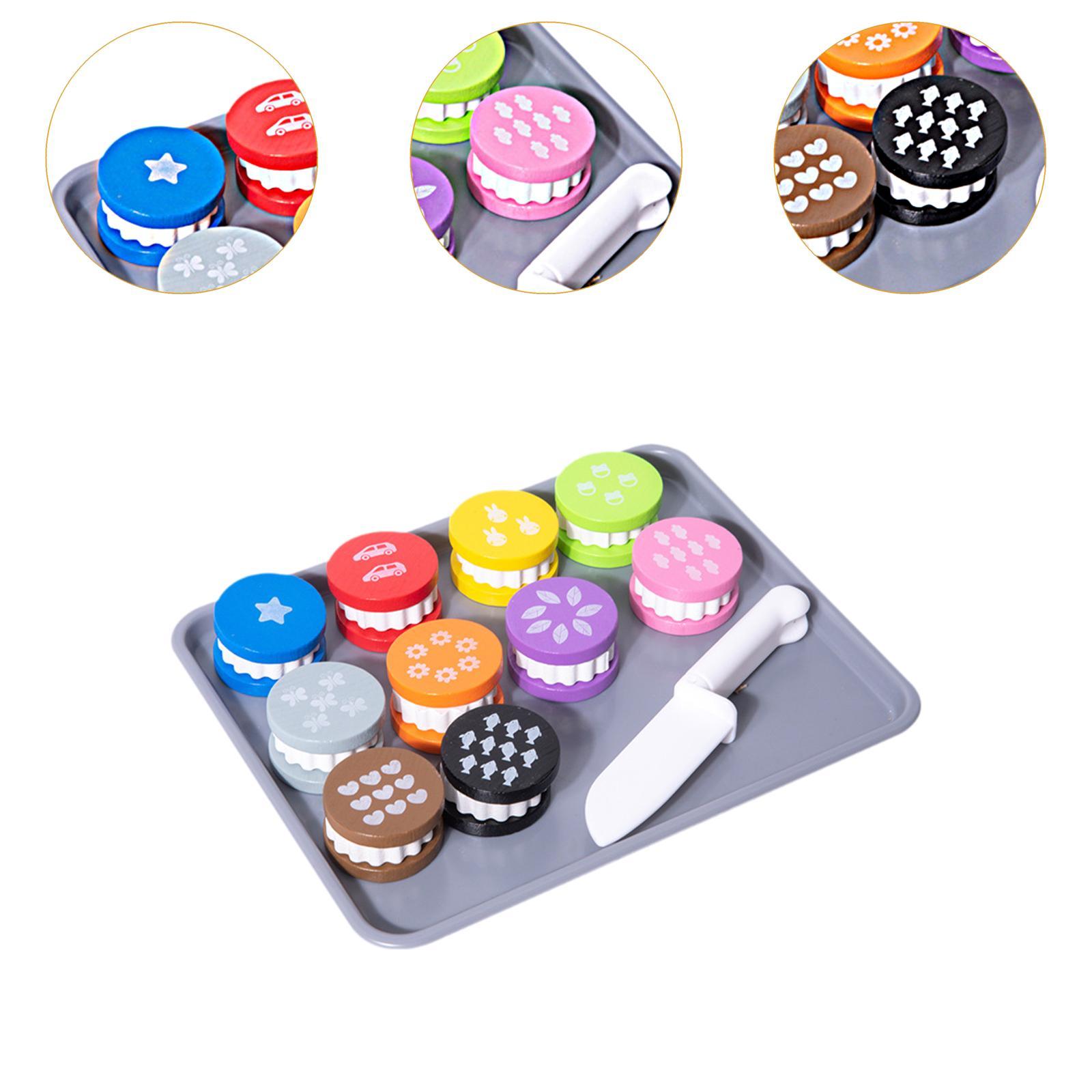 Wooden Toy Food Cookie Playset - Kids Toys Kitchen Set ulasan dan harga