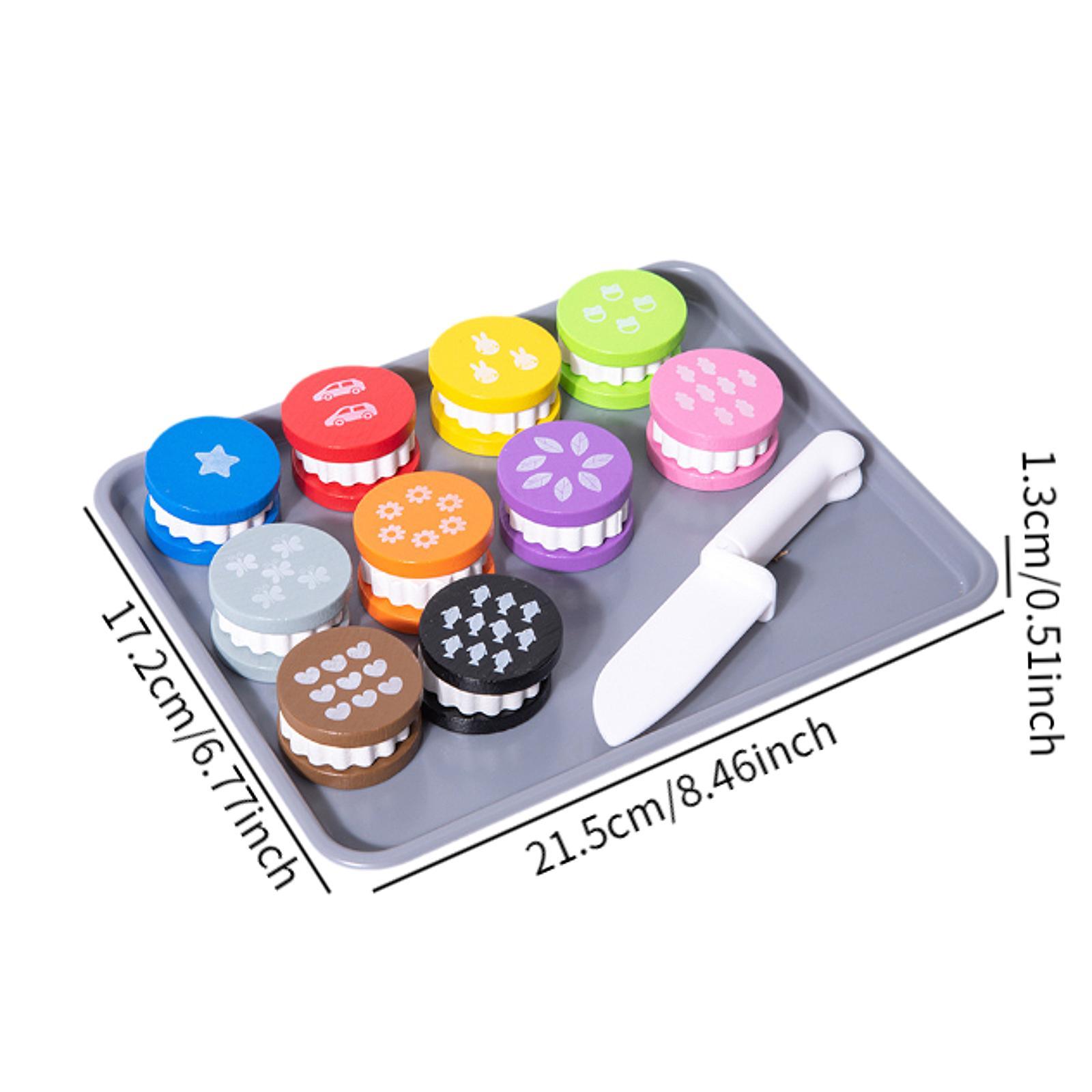 Wooden Toy Food Cookie Playset - Kids Toys Kitchen Set ulasan dan harga