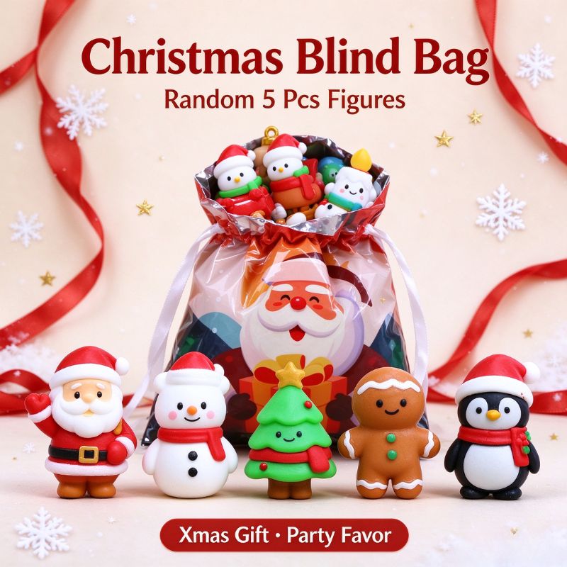 Christmas Mini Figures Blind B - Kids Toys Xmas ulasan dan harga