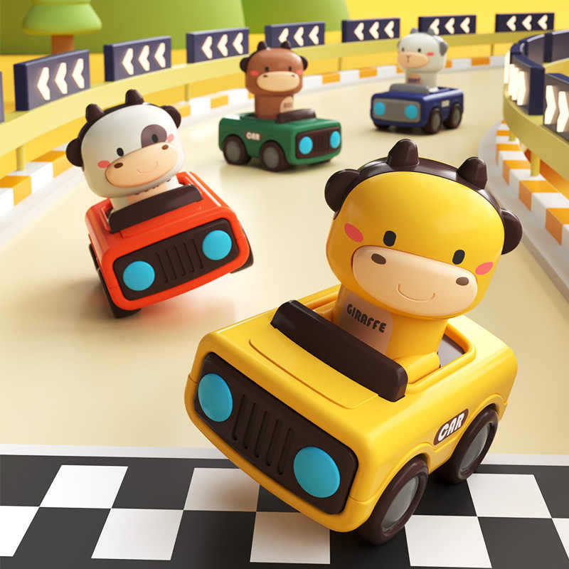 Animal Push and Go Car Toy, Du - Kids Toys 3 Year Old ulasan dan harga