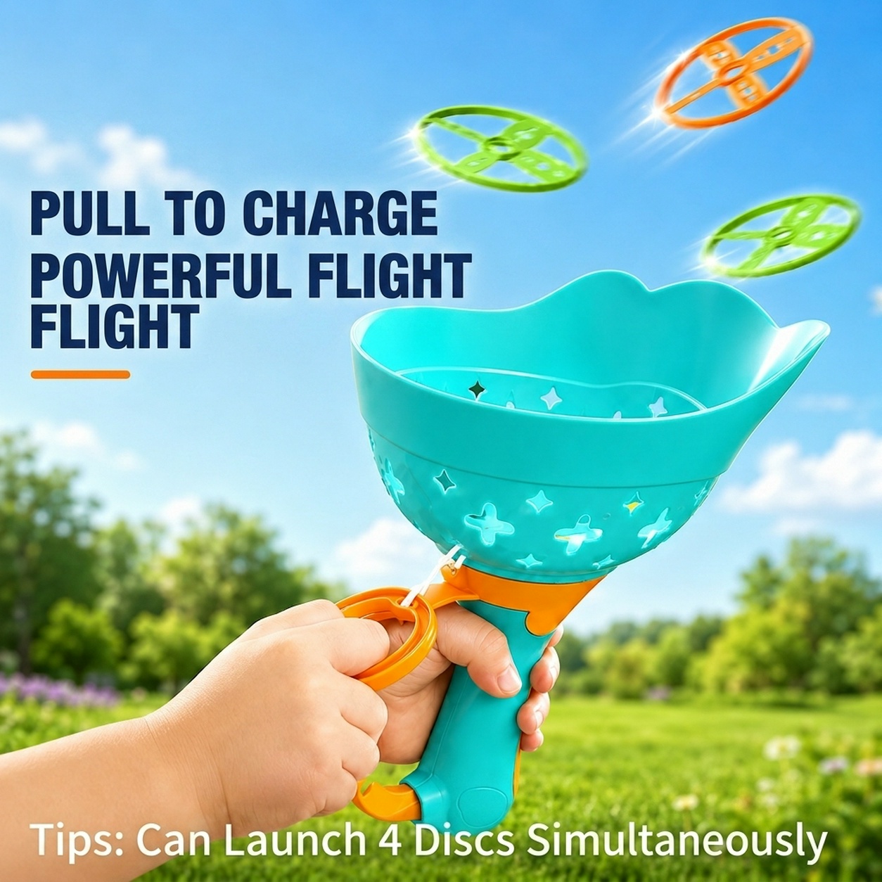 Mquduo Flying Disc Catapult La - Catapult Launcher Toy ulasan dan harga
