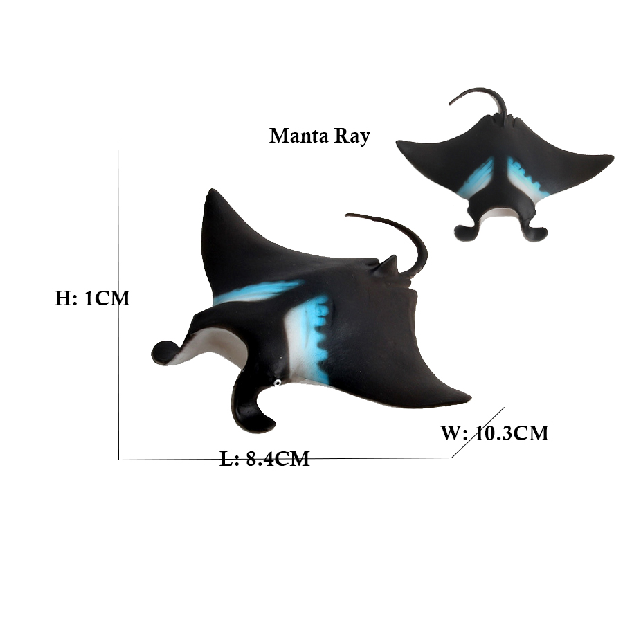 Stingray Manta Ray Figures Fis - Kids Toys Reviews ulasan dan harga