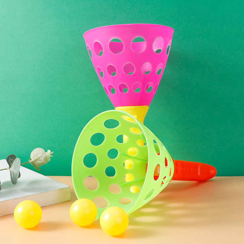 Double Catcher Throwing Toy Ca - Catapult Launcher Toy ulasan dan harga