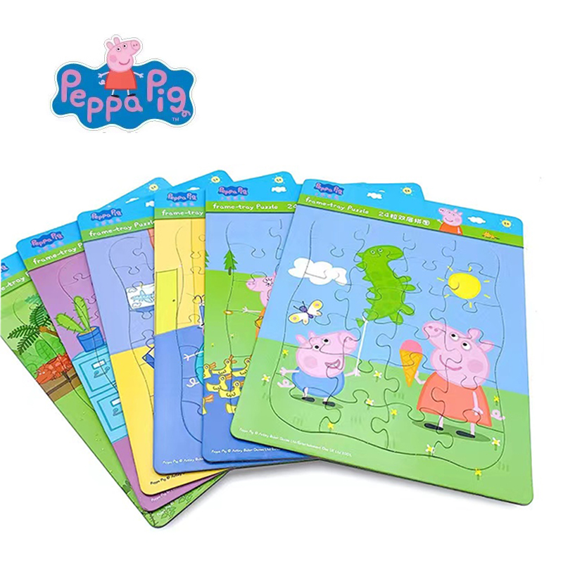 Peppa pig Figures MINI Jigsaw  - Kids Toys 3 Year Old ulasan dan harga