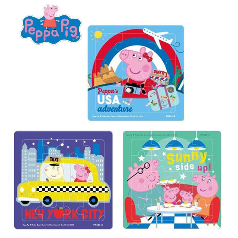 Peppa pig Figures MINI Jigsaw  - Kids Toys 3 Year Old ulasan dan harga