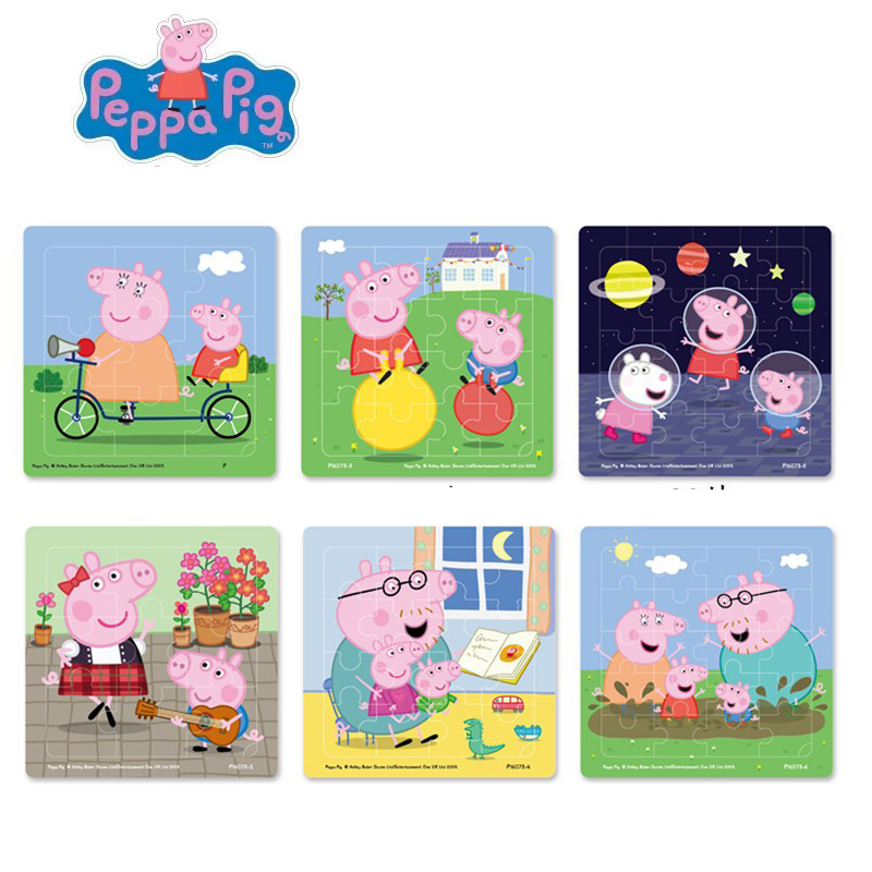 Peppa pig Figures MINI Jigsaw  - Kids Toys 3 Year Old ulasan dan harga