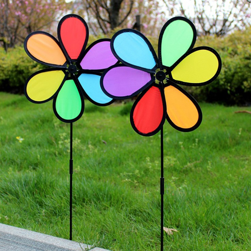 【M】1PC Colorful Windmill Wind  - Kids Yard Toys ulasan dan harga