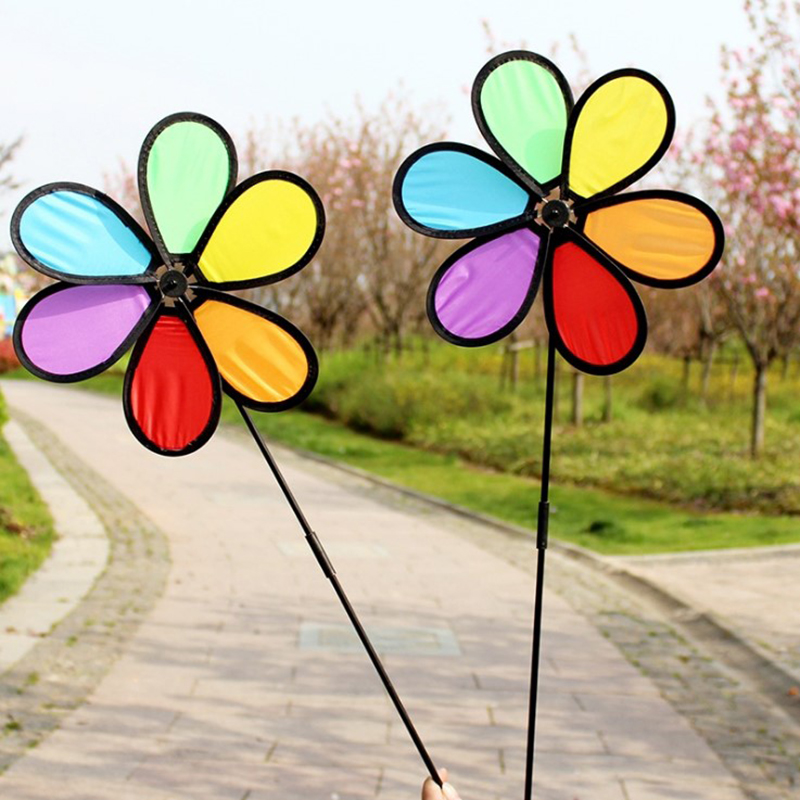 【M】1PC Colorful Windmill Wind  - Kids Yard Toys ulasan dan harga