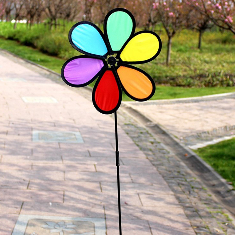 【M】1PC Colorful Windmill Wind  - Kids Yard Toys ulasan dan harga