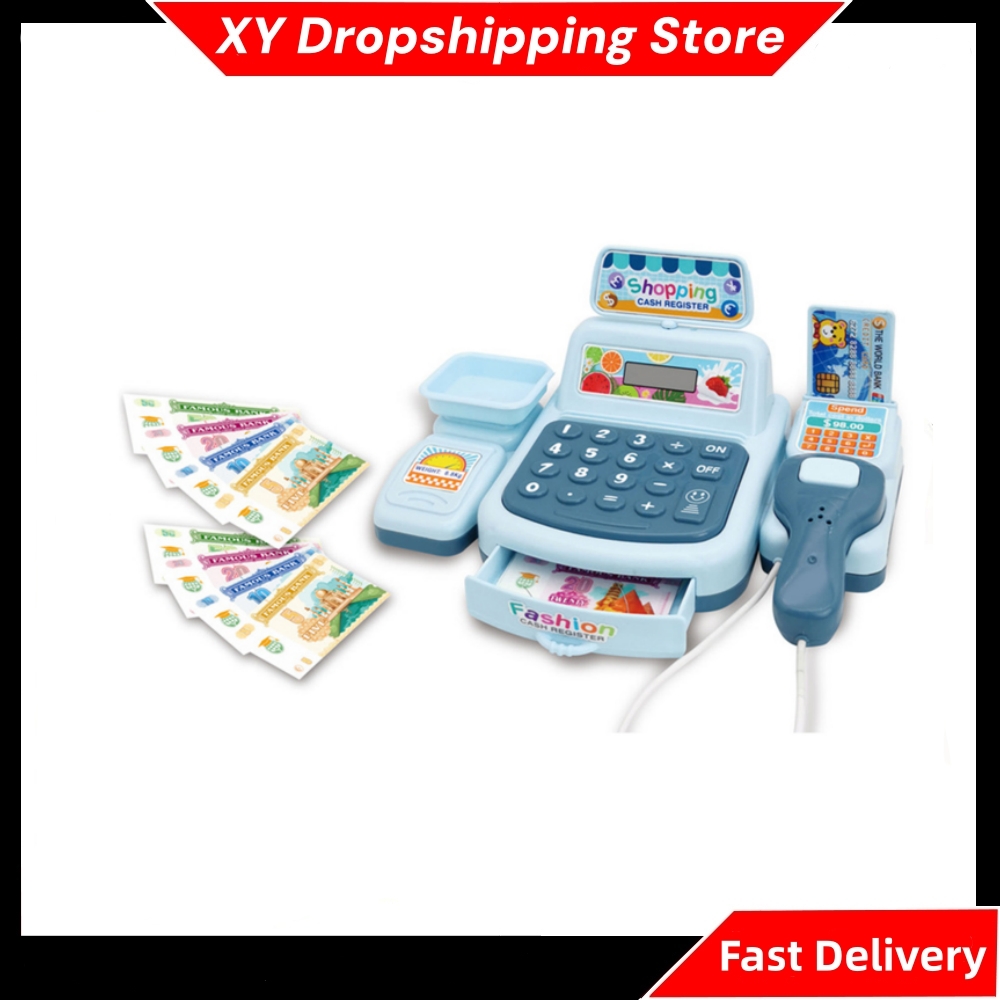 Cash Register Playset Supermar - Toy Cash Register ulasan dan harga