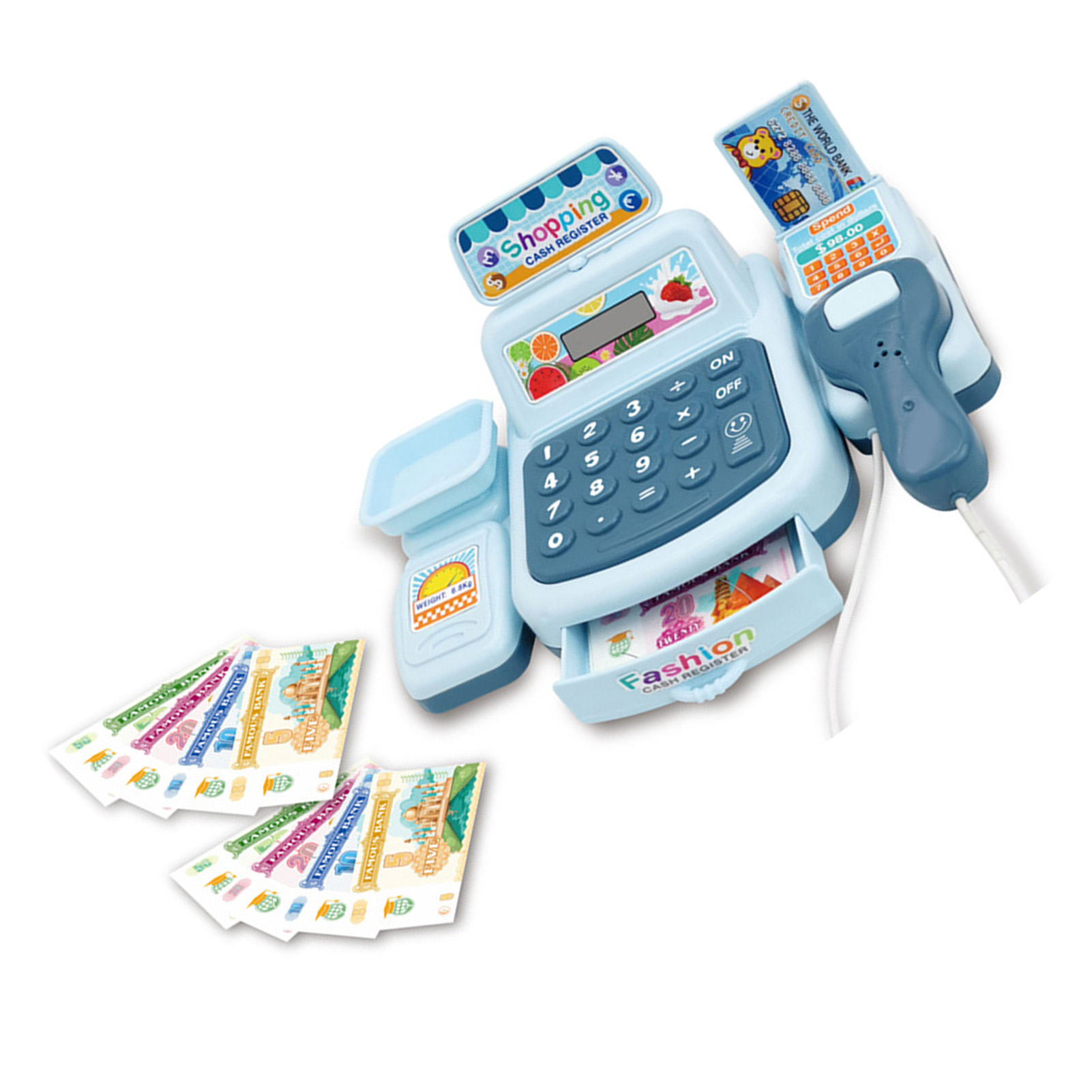 Cash Register Playset Supermar - Toy Cash Register ulasan dan harga