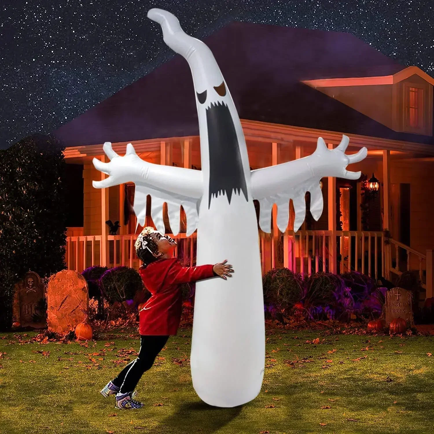 Halloween Inflatable Scary Gho - Kids Yard Toys ulasan dan harga