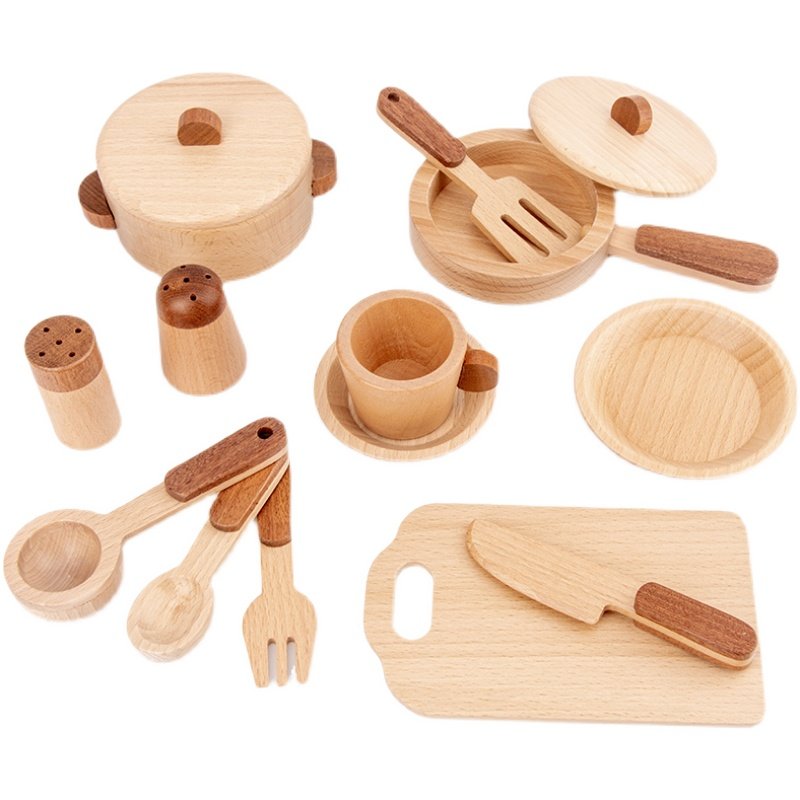 Maoduo Toys Beech Wooden Kids  - Kids Toys Kitchen Set ulasan dan harga
