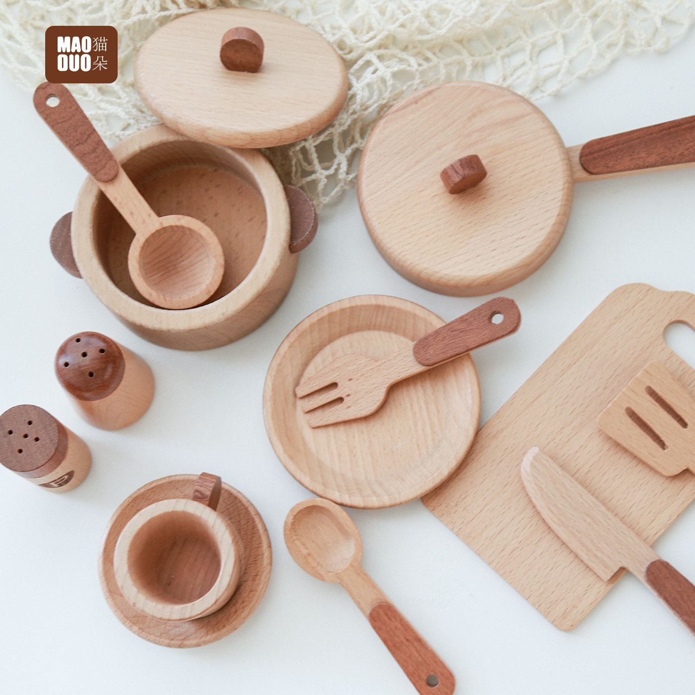 Maoduo Toys Beech Wooden Kids  - Kids Toys Kitchen Set ulasan dan harga