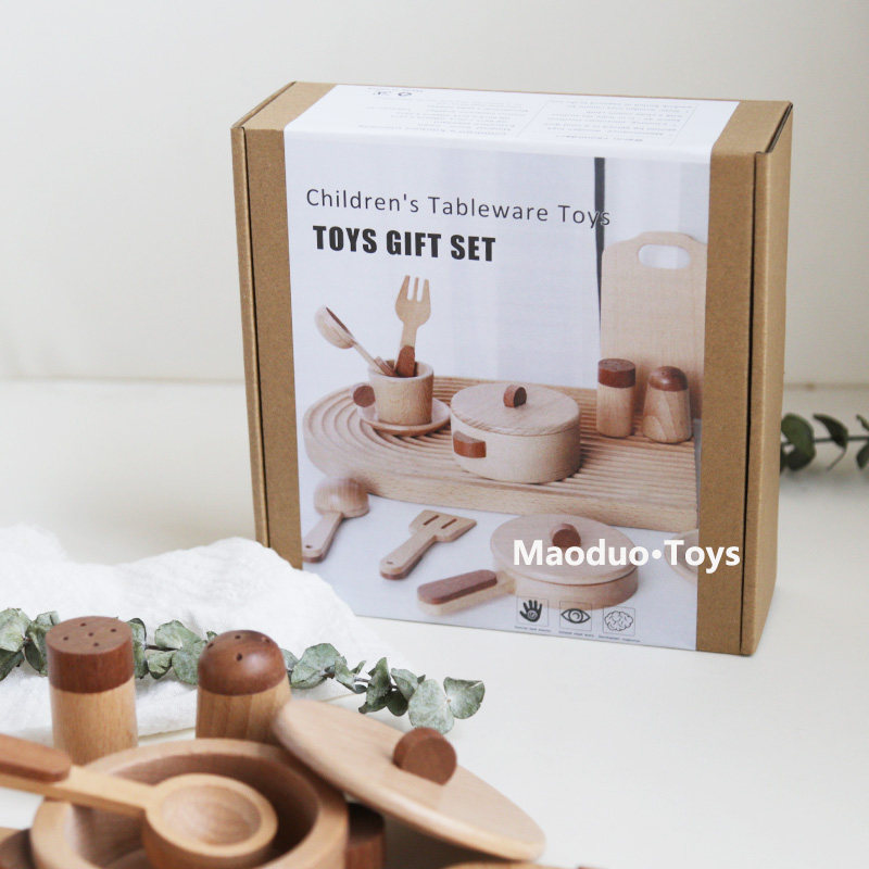 Maoduo Toys Beech Wooden Kids  - Kids Toys Kitchen Set ulasan dan harga