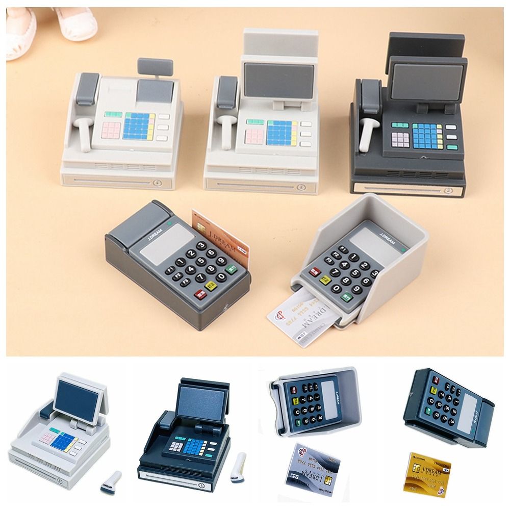 1:6/1:12 Scale Dollhouse POS M - Toy Cash Register ulasan dan harga