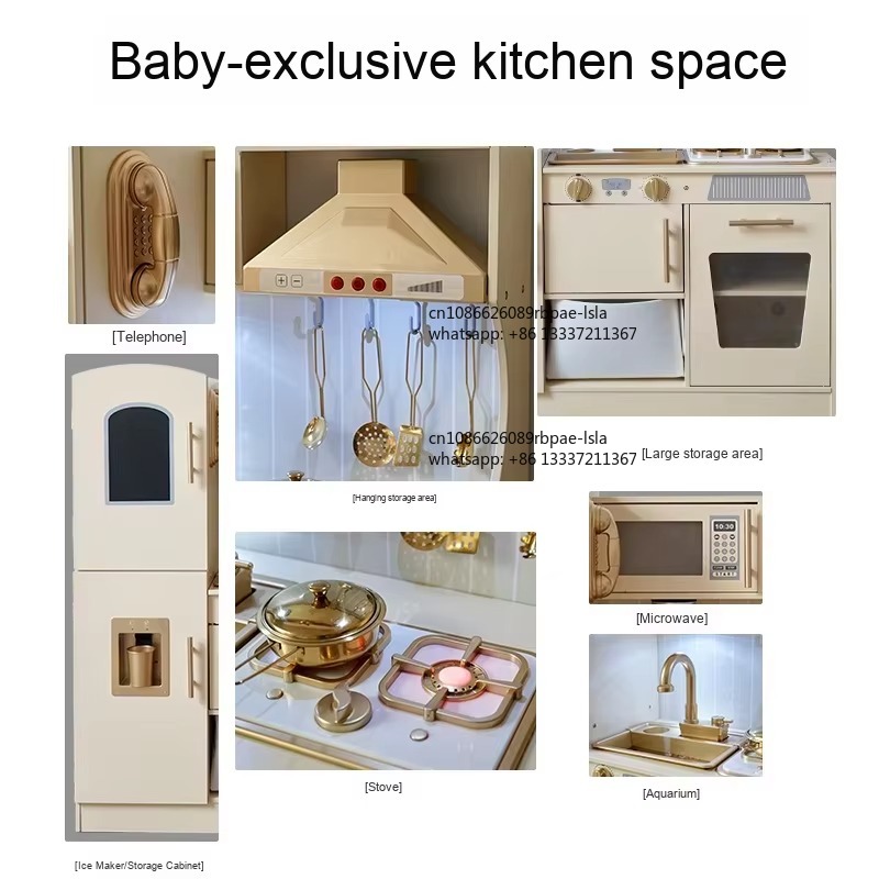 Educational Wooden Pretend Pla - Kids Toys Kitchen Set ulasan dan harga