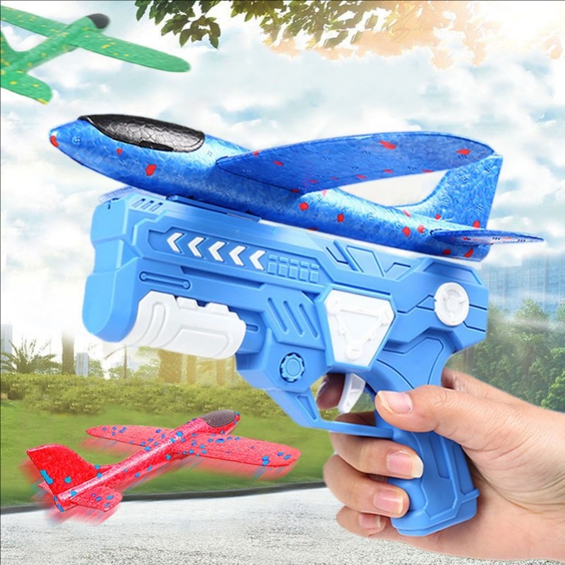 Glowing Foam Aircraft 10M Laun - Catapult Launcher Toy ulasan dan harga