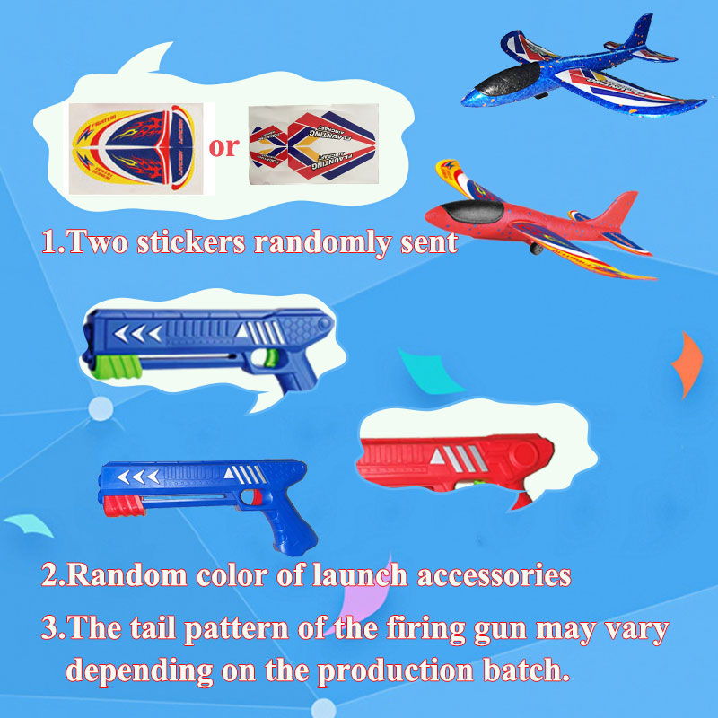 HH Kids 24/34cm Foam Plane Lau - Catapult Launcher Toy ulasan dan harga