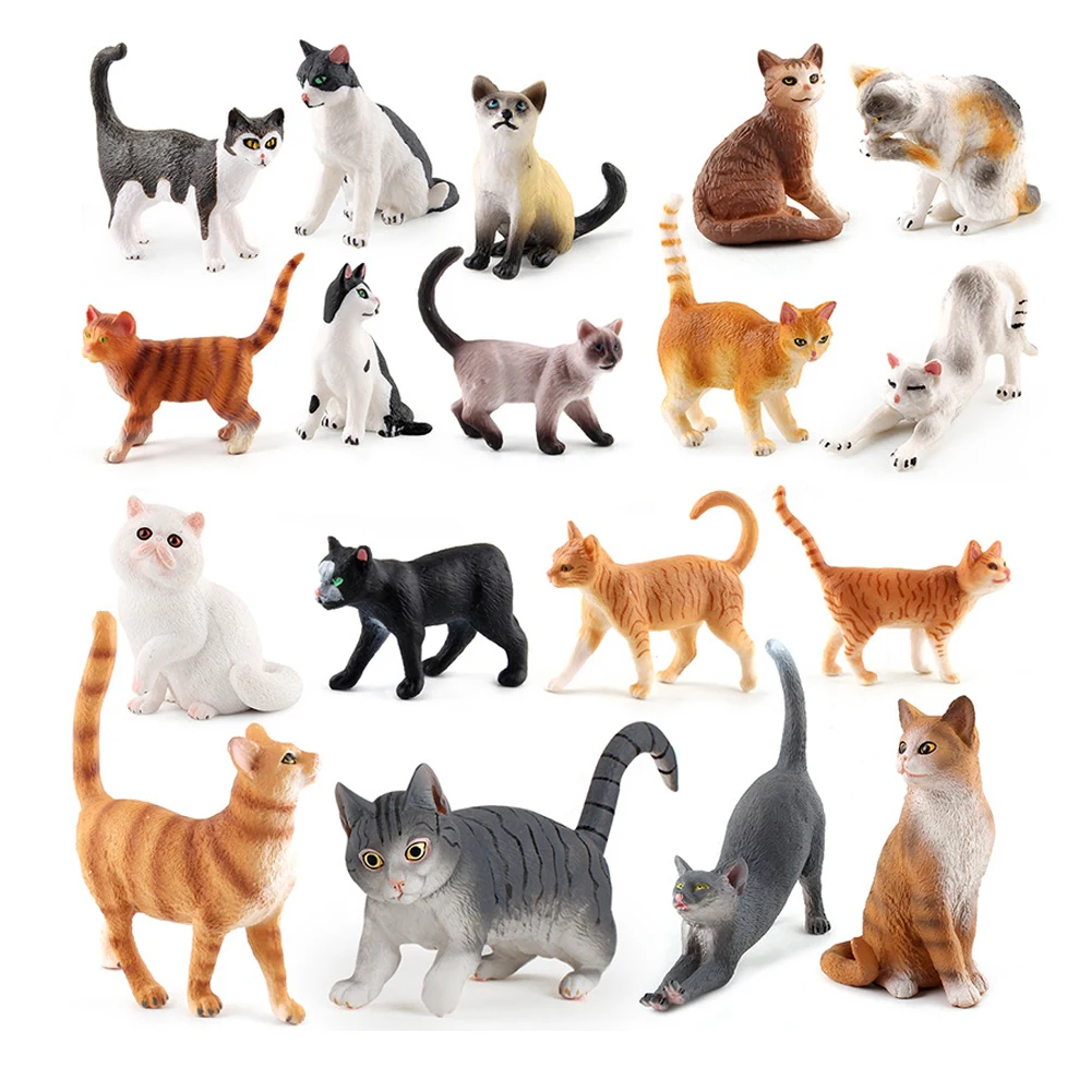 Cat Model Toys Farm Animals Mi - Kids Toys Reviews ulasan dan harga