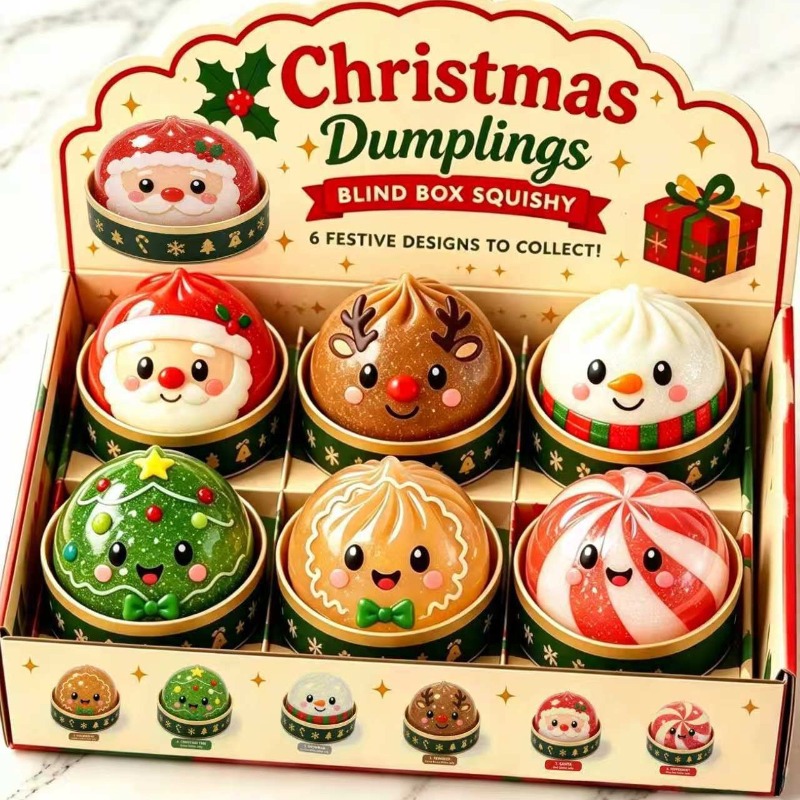 Christmas Dumpling Squishy Squ - Kids Toys Xmas ulasan dan harga