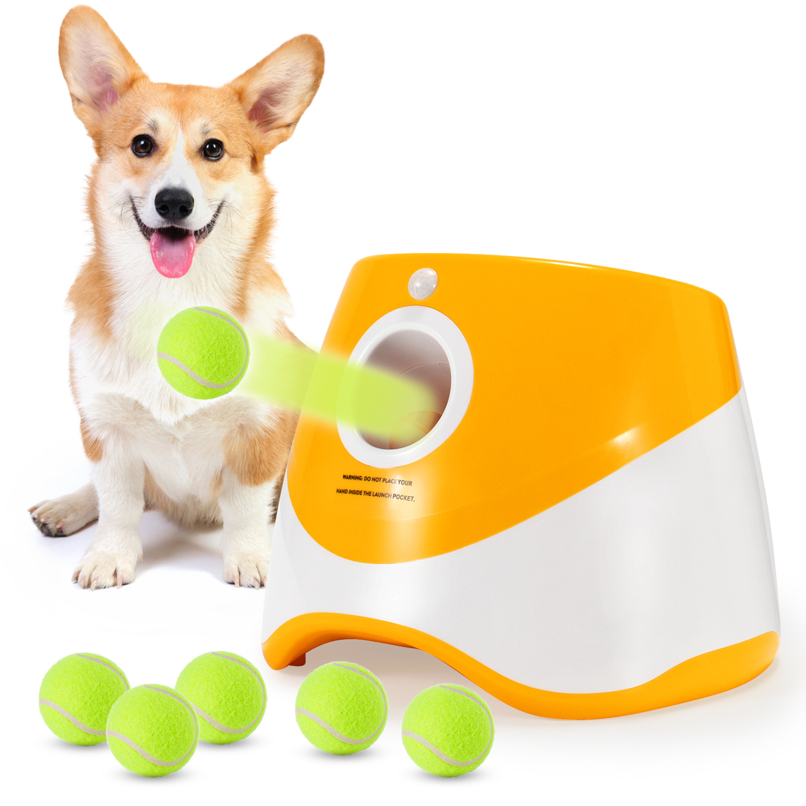 Rechargable Automatic Ball Lau - Catapult Launcher Toy ulasan dan harga