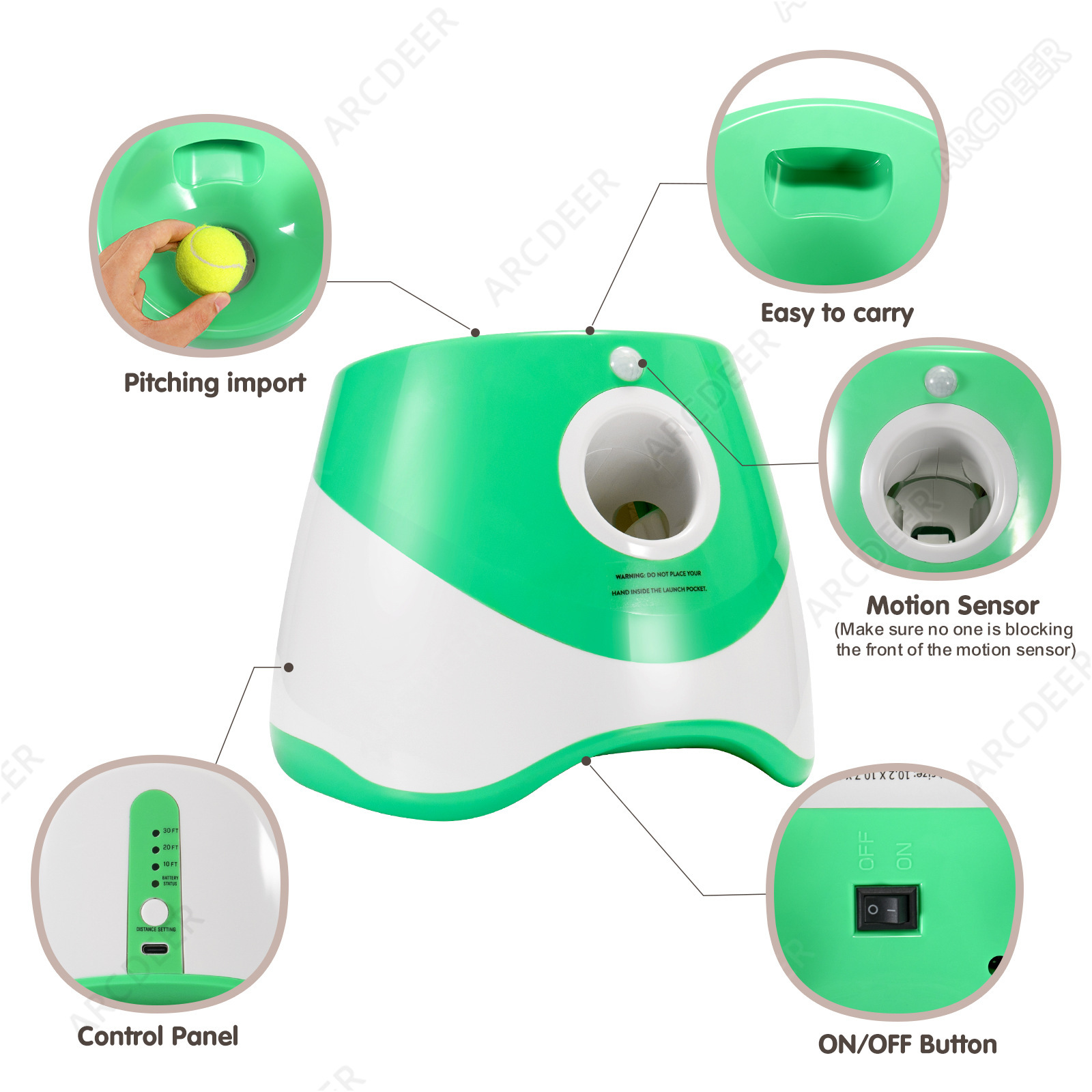 Rechargable Automatic Ball Lau - Catapult Launcher Toy ulasan dan harga