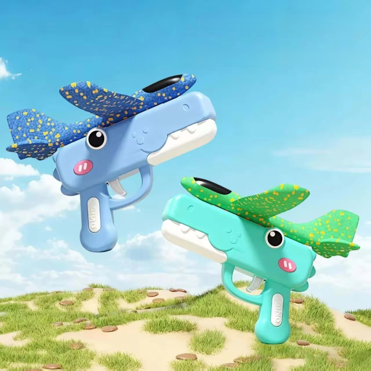 Dinosaur Foam Airplane Launche - Catapult Launcher Toy ulasan dan harga