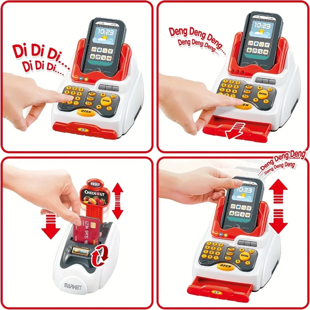 33PCS Toy Cash Register for Ki - Toy Cash Register ulasan dan harga