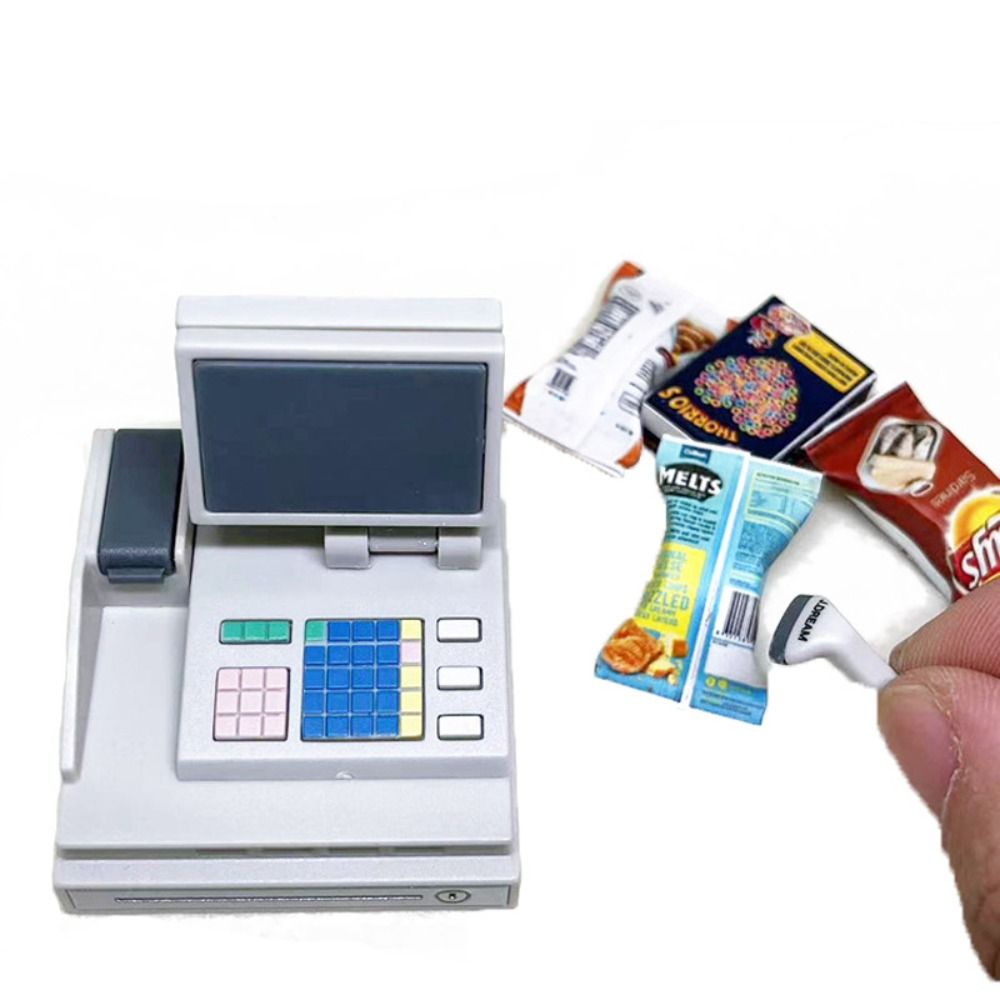 DIY Dollhouse POS Machine Play - Toy Cash Register ulasan dan harga